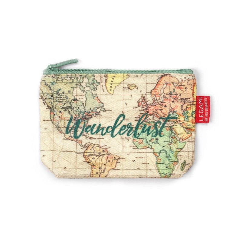 Pung. Cotton coin purse - Travel 