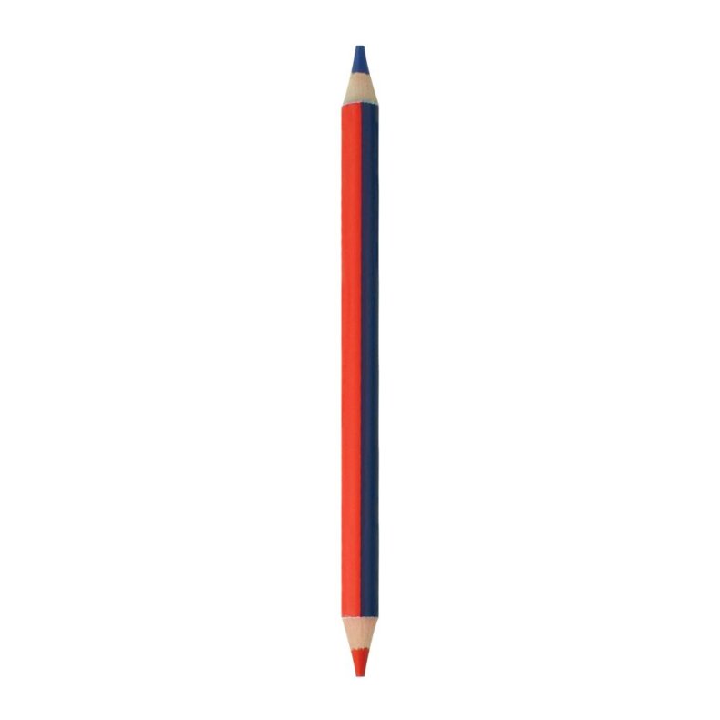 Jumbo 2-color pencil, blyant, rd/bl 