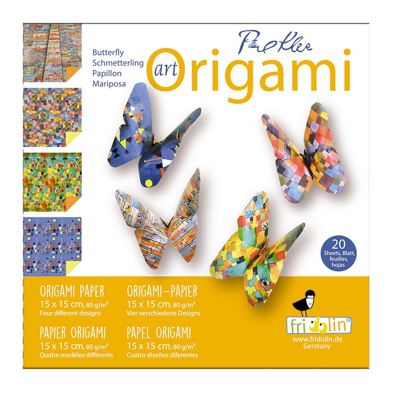 Art Origami, Paul Klee, Sommerfugle, Svrhedsgrad: Easy