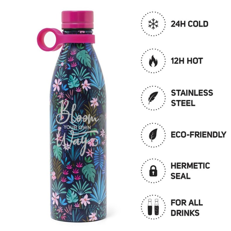 Hot&Cold, Termoflaske/Vakuumflaske, Flora (800 ml)