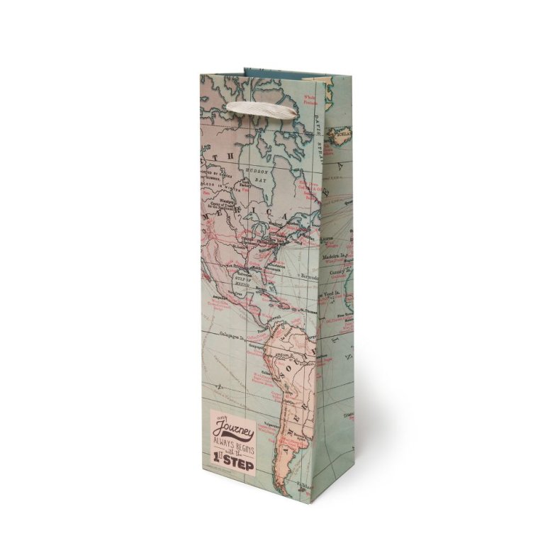Gavepose til flaske, Map/Travel 