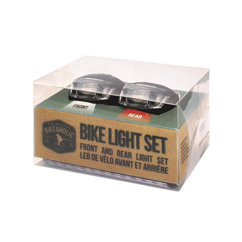 Cykellamper, st med 2 LED-lys 
