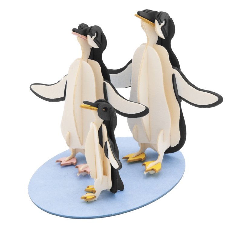 3D-papirmodel, Pingvinfamilie