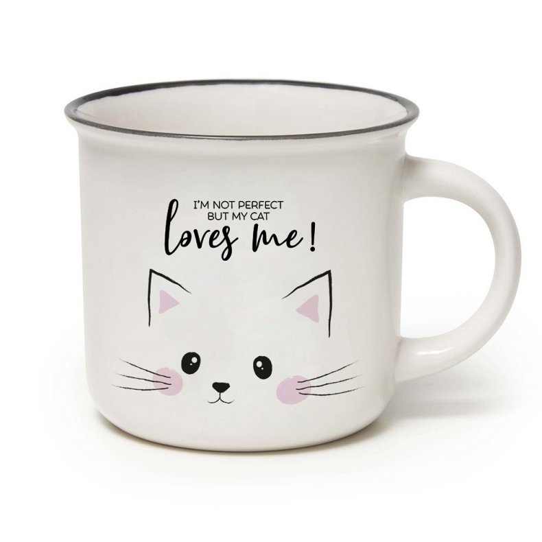 Kop, I'm not perfect but my cat loves me, Cup-puccino