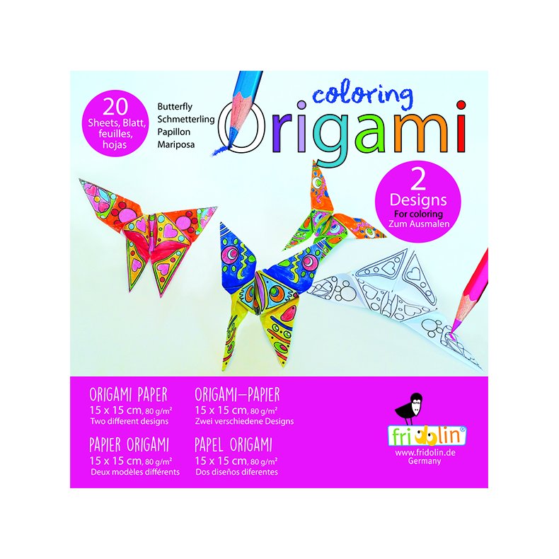 Coloring Origami, Sommerfugle