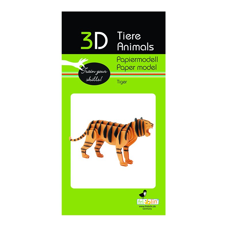 3D-papirmodel, Tiger