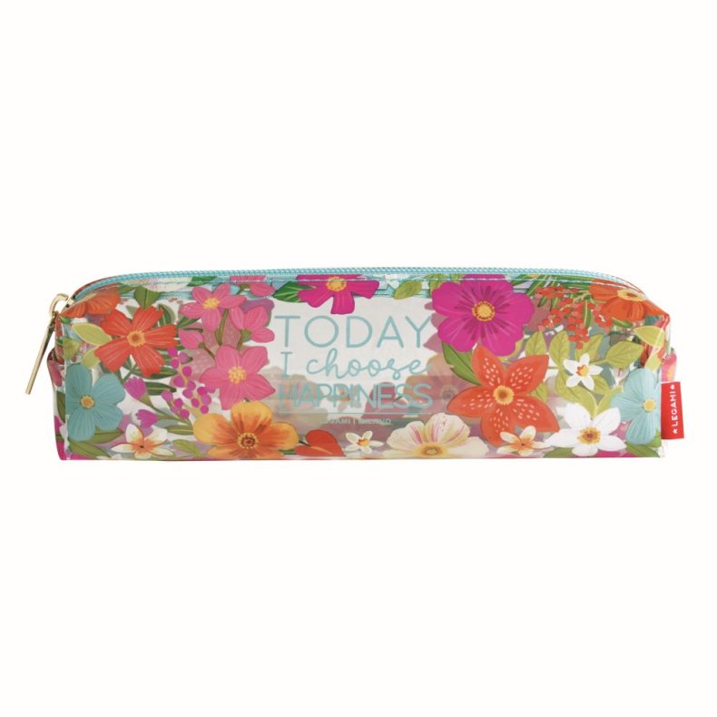 Penalhus, My Pencil Case, transparent, Flowers